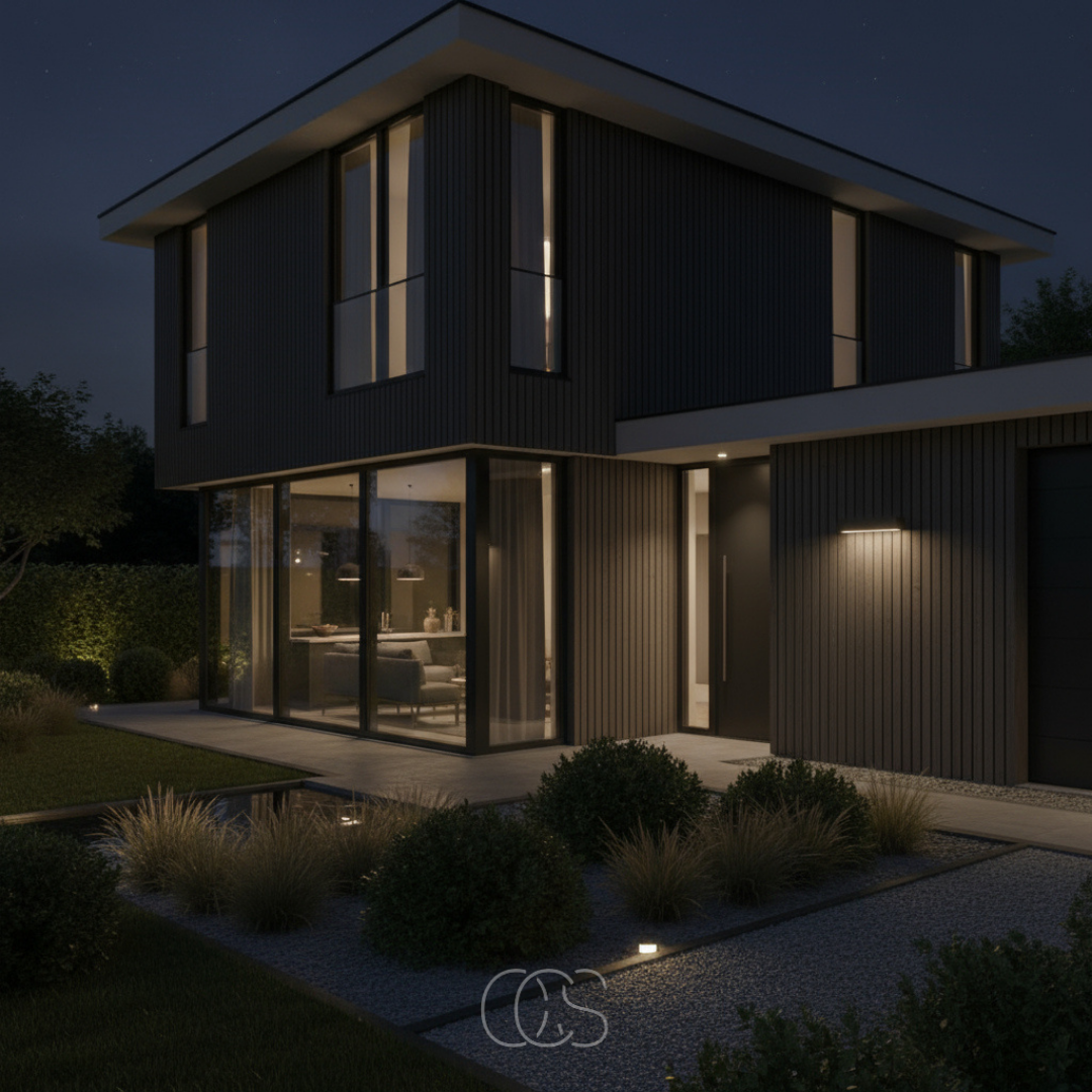 Buitenwandlamp Downlight Aluminium Antraciet IP65 Waterdicht Warm Wit 897 Lumen Gevelverlichting Modern Tuin