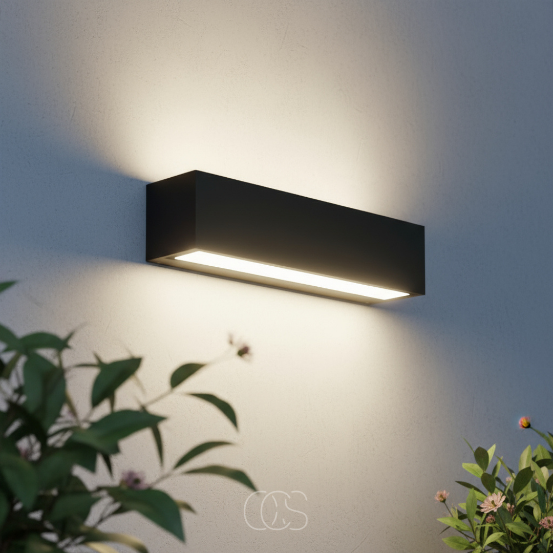 Buitenwandlamp Downlight Aluminium Antraciet IP65 Waterdicht Warm Wit 897 Lumen Gevelverlichting Modern Tuin