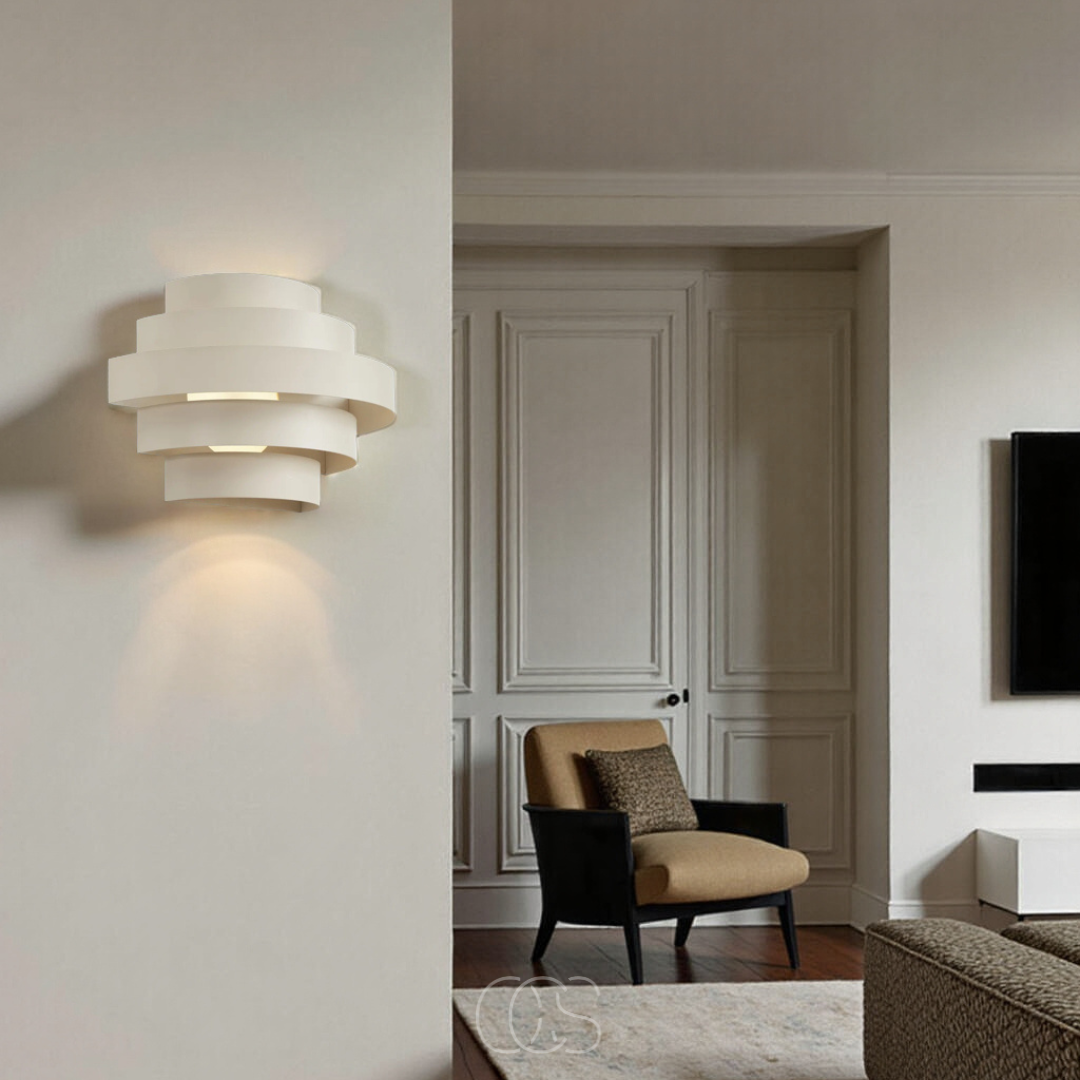 Wandlamp Dimbaar LED Warm Wit Staal 36cm Slaapkamer Woonkamer Gang Modern Minimalistisch Design Interieur