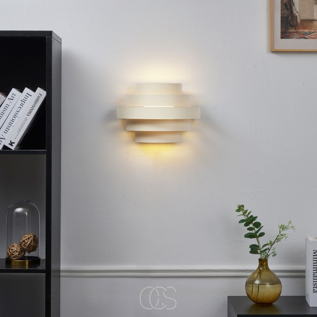 Wandlamp Dimbaar LED Warm Wit Staal 36cm Slaapkamer Woonkamer Gang Modern Minimalistisch Design Interieur