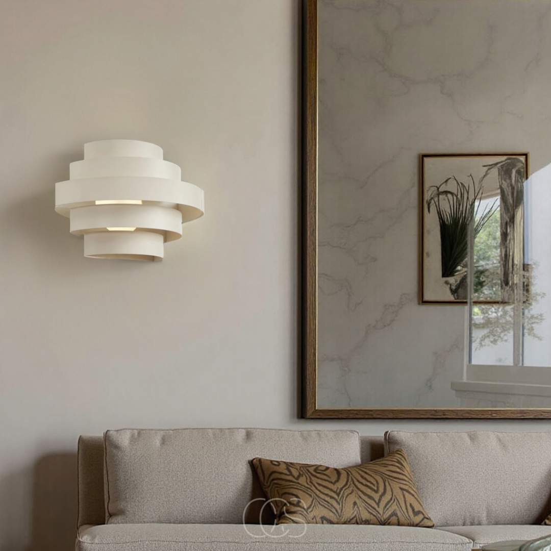 Wandlamp Dimbaar LED Warm Wit Staal 36cm Slaapkamer Woonkamer Gang Modern Minimalistisch Design Interieur