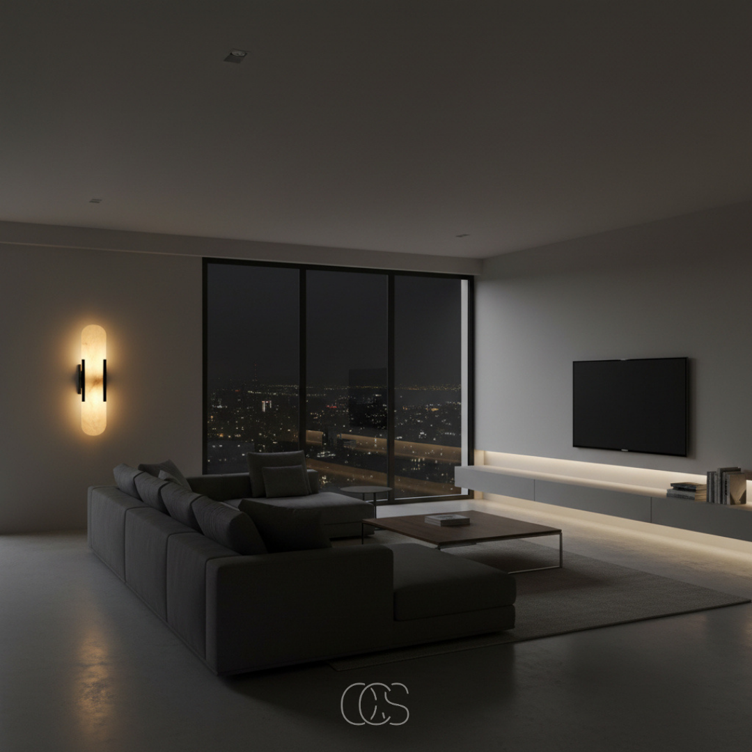 Wandlamp Marmer met Messingafwerking Zwart G9 Fitting Scandinavisch Design Luxe Interieurverlichting Woonkamer