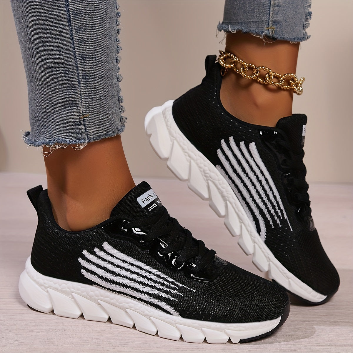 Sportieve Dames Sneakers met Luchtig Mesh en Schokdempende Zool voor Wandelen Hardlopen Fitness en Dagelijks Gebruik