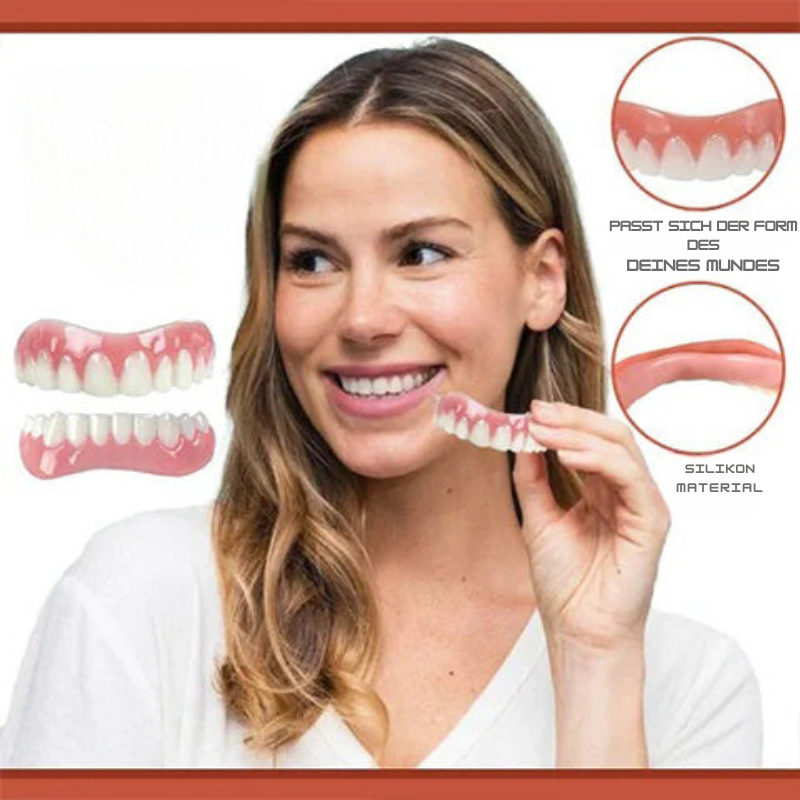 Herbruikbare Kunstgebit Prothese Set | Biocompatibel Tandenset voor Natuurlijke Glimlach