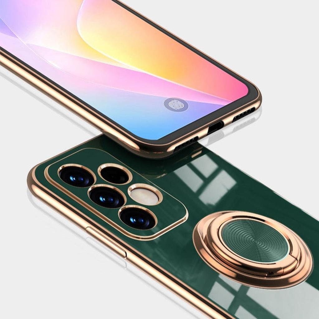 Telefoonhoesje met Ringhouder en Magnetische Autohouder Functie voor Samsung Galaxy Modellen Bescherming
