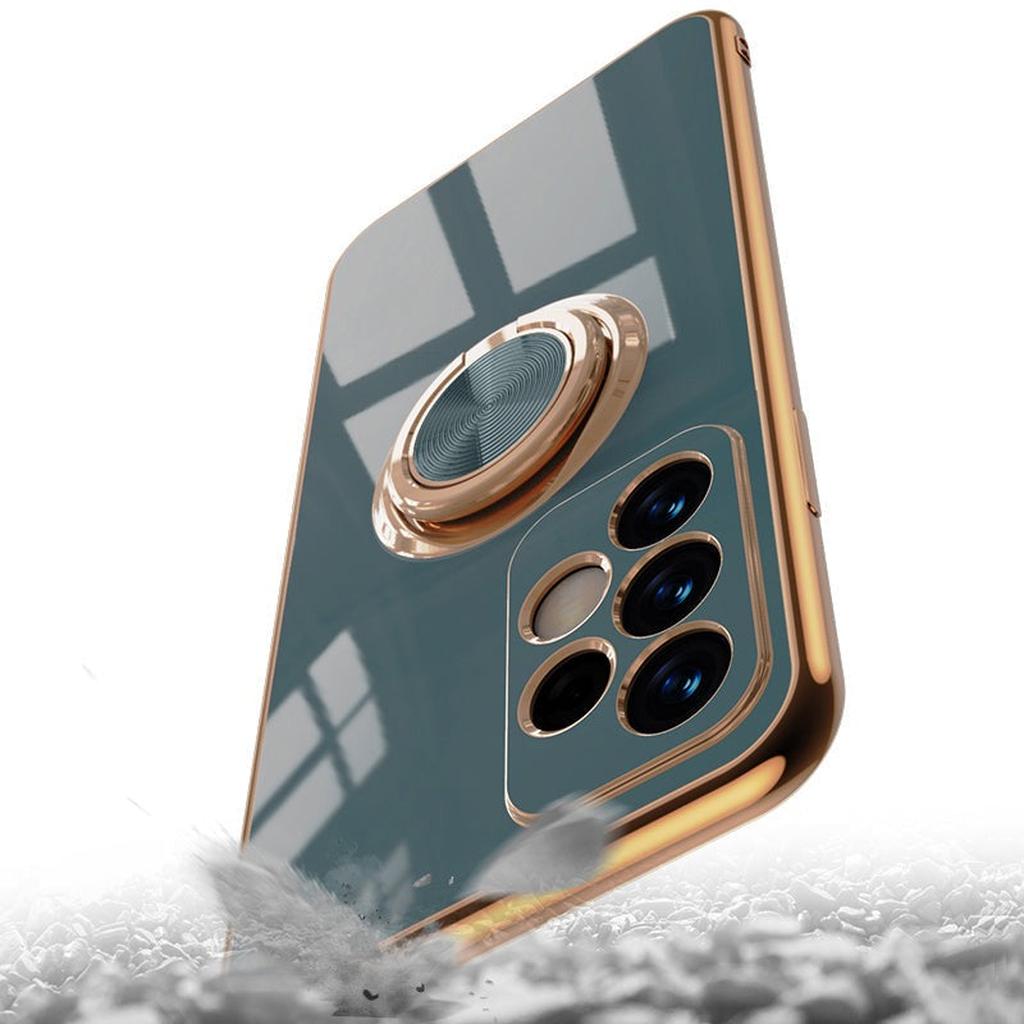 Telefoonhoesje met Ringhouder en Magnetische Autohouder Functie voor Samsung Galaxy Modellen Bescherming