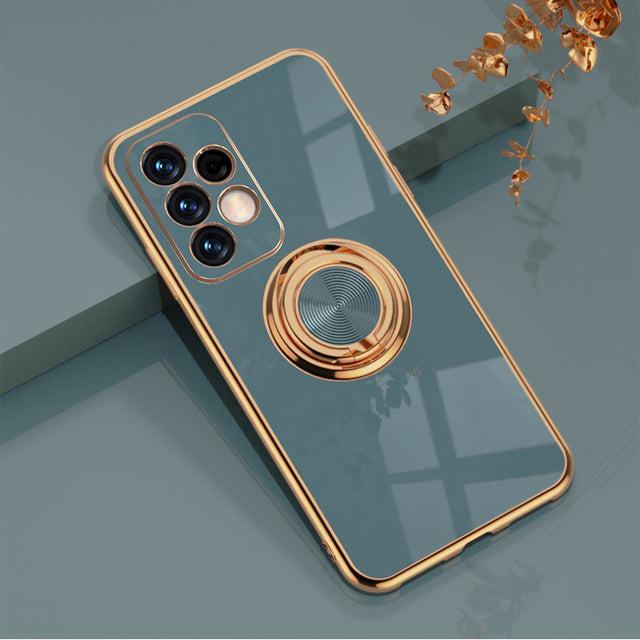 Telefoonhoesje met Ringhouder en Magnetische Autohouder Functie voor Samsung Galaxy Modellen Bescherming