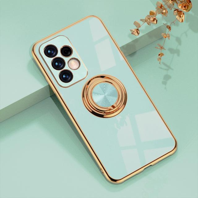 Telefoonhoesje met Ringhouder en Magnetische Autohouder Functie voor Samsung Galaxy Modellen Bescherming