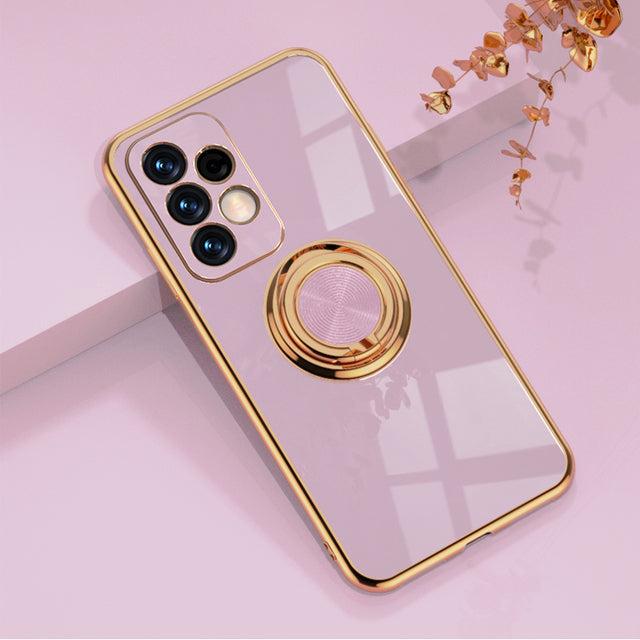 Telefoonhoesje met Ringhouder en Magnetische Autohouder Functie voor Samsung Galaxy Modellen Bescherming