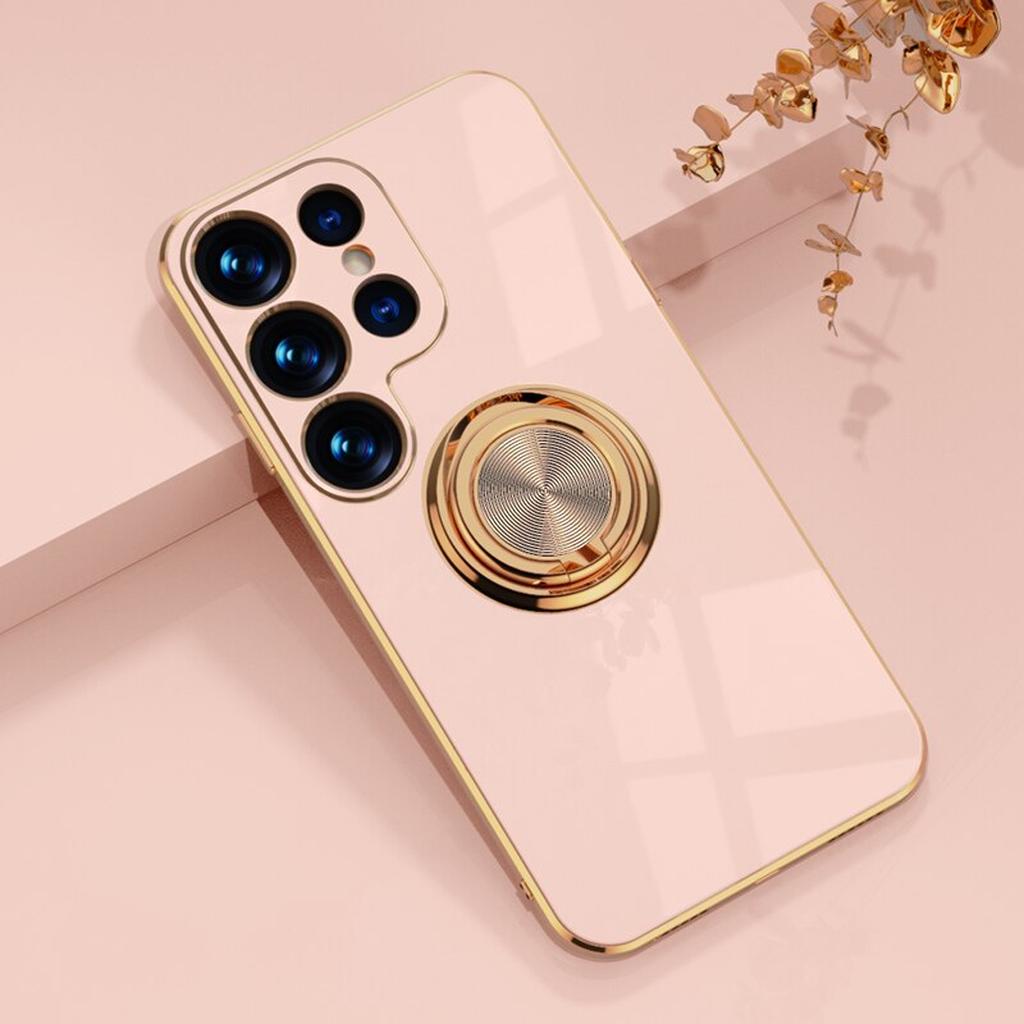 Telefoonhoesje met Ringhouder en Magnetische Autohouder Functie voor Samsung Galaxy Modellen Bescherming