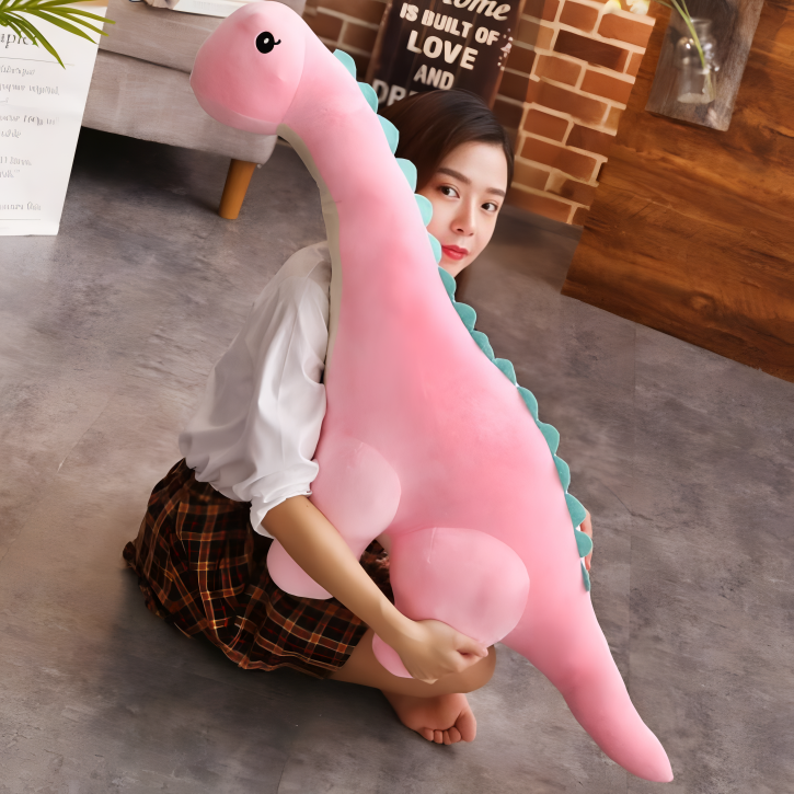 Pluche Dinosaurus Knuffel Staand XXL Diplodocus Kinderkamer Jongenskamer Meisje Zachte Dino Speelgoed Decoratie