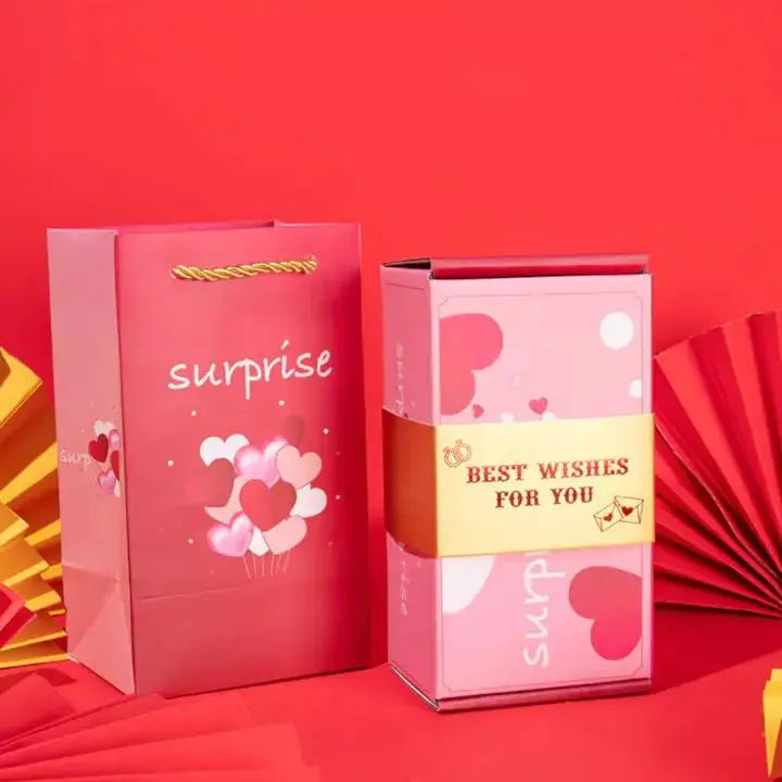 Pop-up Verrassing Geschenkdoos met Springende Boxjes - Verrassingscadeau voor Verjaardag Jubileum Valentijn