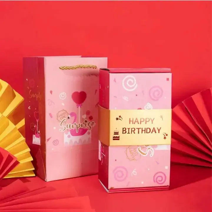 Pop-up Verrassing Geschenkdoos met Springende Boxjes - Verrassingscadeau voor Verjaardag Jubileum Valentijn
