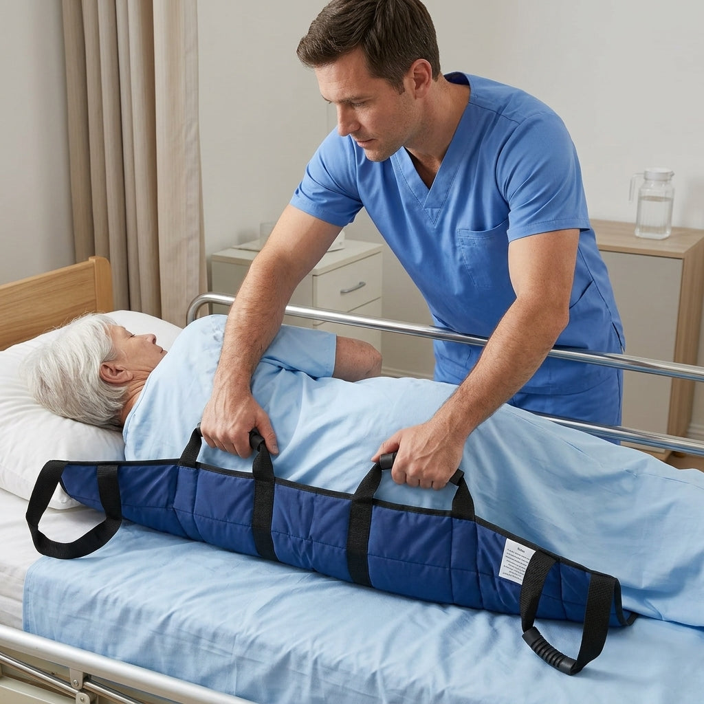 Gevoerde Overdraagmat voor Senioren - Comfortabele Transfer Hulp voor Bed & Ligondersteuning