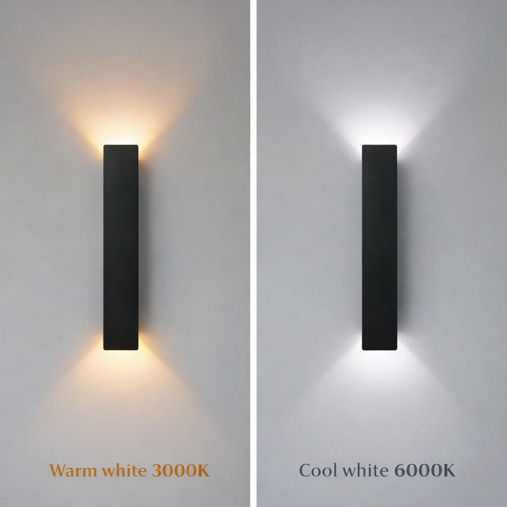 Aluminium LED Wandlamp Buiten Weerbestendig IP65 Warm en Koud Wit Buitenverlichting voor Tuin Terras Entree