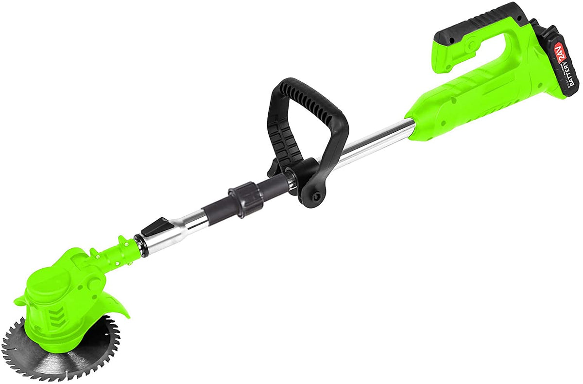 Accu Grastrimsnoer 24V 600W - 140mm Snijbreedte - 18000 tpm - 3,0Ah Accu - 70dB - 2-in-1 Kantenscheider