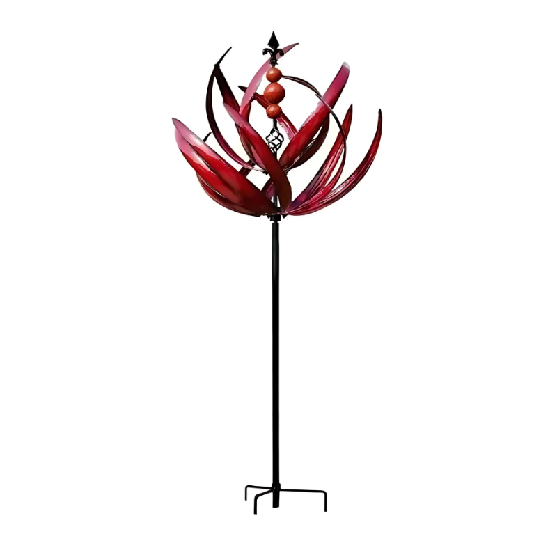 Decoratief Windspel voor Tuin - Draaiend Metalen Buitenornament met Reflectie
