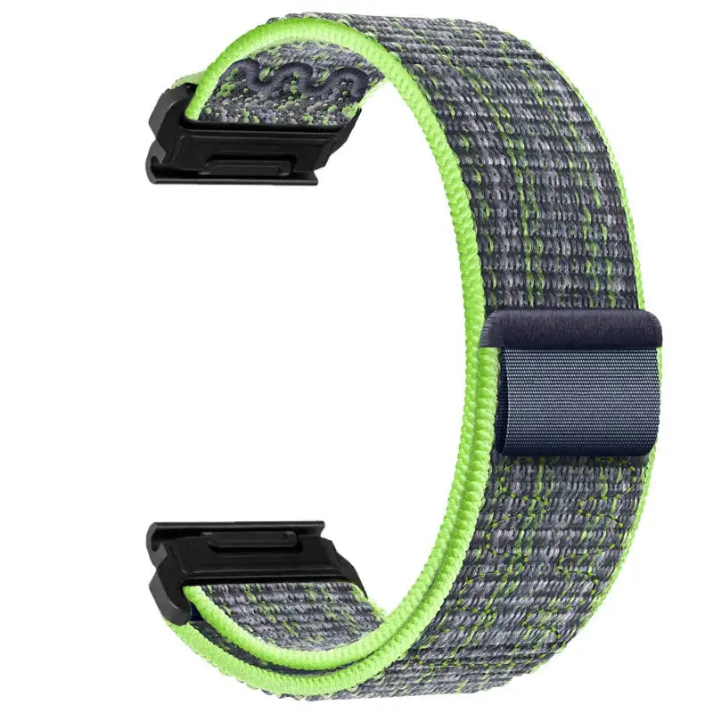Verstelbare Nylon Sportband voor Smartwatch - Ademend Klittenband Polsbandje 20mm 22mm 26mm Fitnesstracker
