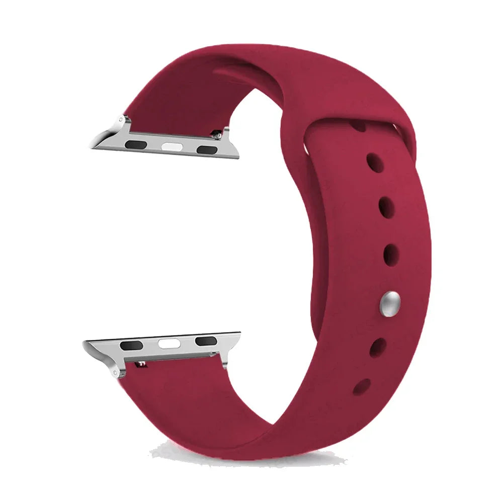 Siliconen Horlogeband Waterdicht met Verstelbare Sportgesp voor Smartwatch 38-49mm Sportief Comfortabel