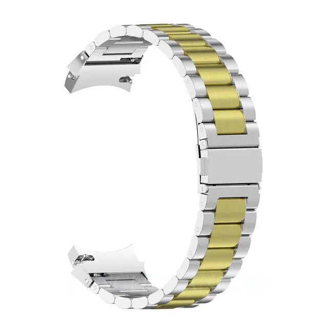 Metalen Smartwatch Bandje 40mm 44mm 42mm 46mm 45mm Verstelbaar RVS Universeel Horloge Band Stijlvol Comfort