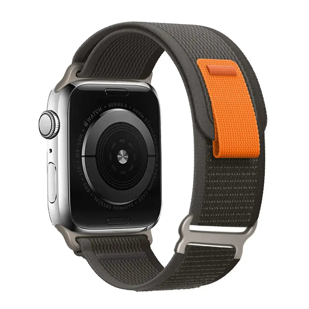 Nylon Smartwatch Bandje met Klittenband - Ademend Verstelbaar Polsbandje 38-49mm voor Sport en Casual
