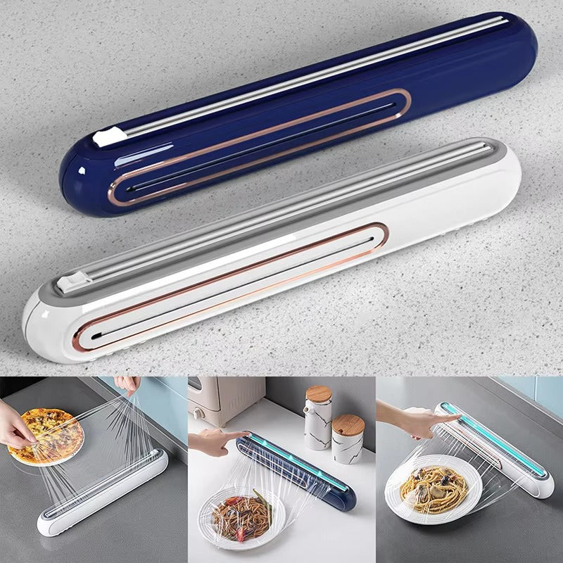 Magnetische Foliedispenser voor Keuken - Compact met Geïntegreerde Snijder - BPA-vrij Kunststof