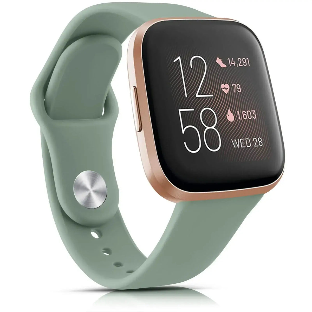 Siliconen Smartwatch Band Waterbestendig Verstelbaar Sporthorloge Polsbandje Fitbit Compatibel Actief