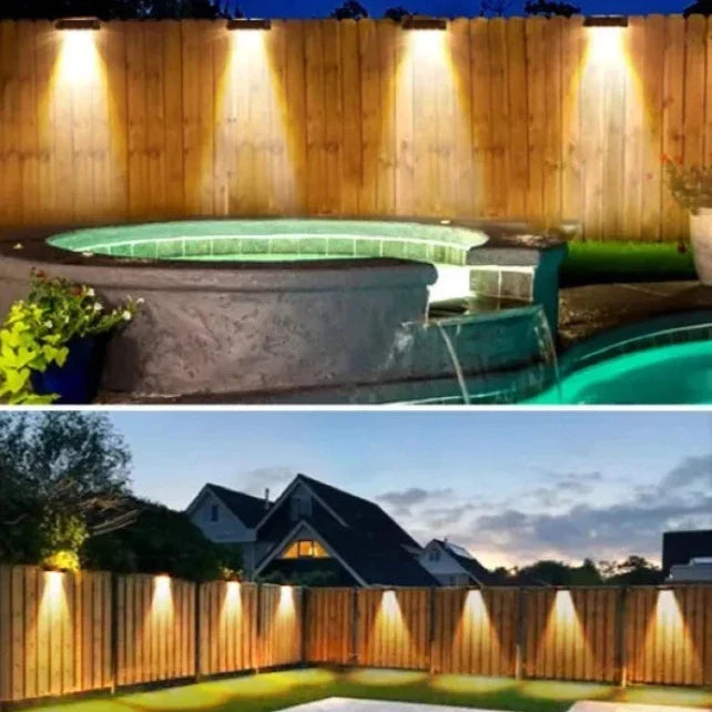 Zonne-energie Sfeerverlichting 2-Delige Set - Automatische Schemeringssensor Tuinverlichting voor Pad, Terras & Tuin