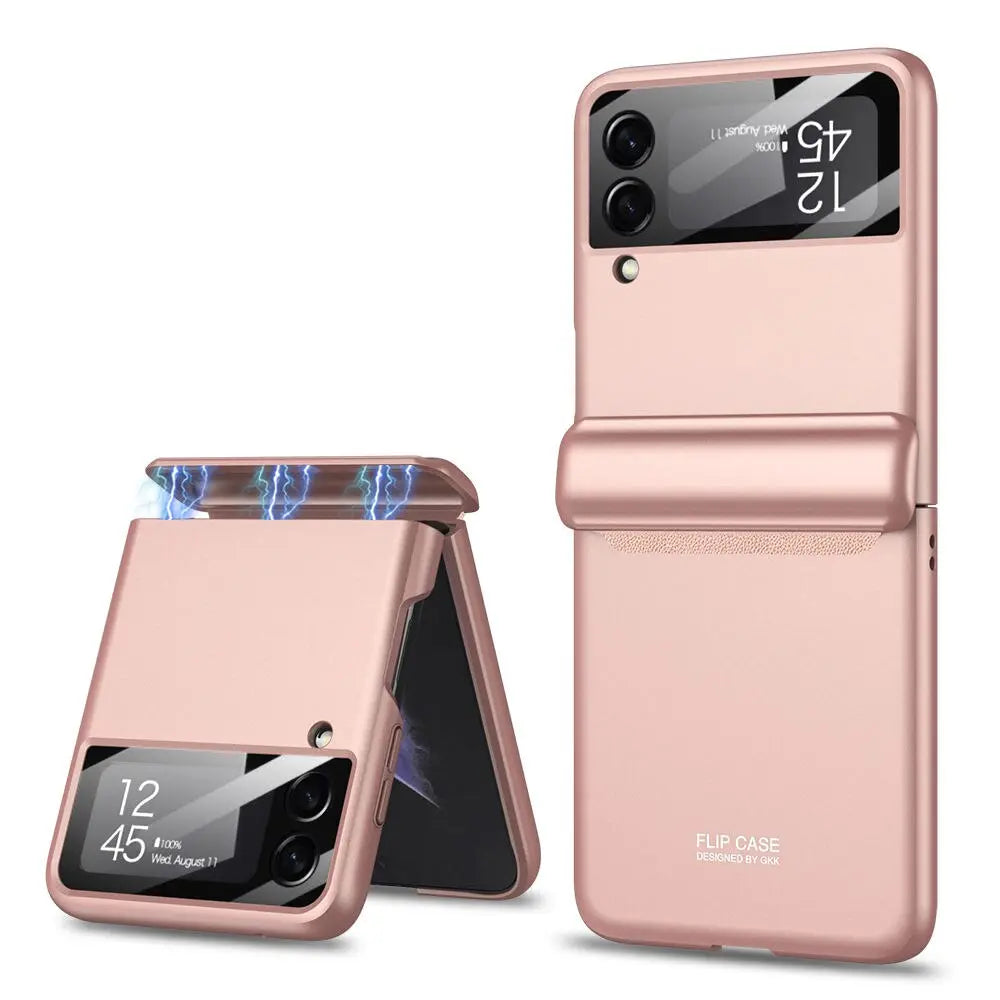 Beschermhoes Samsung Galaxy Z Flip 4 met Draadloos Laden Valbestendig Flexibel Design Duurzame Telefoonhoes
