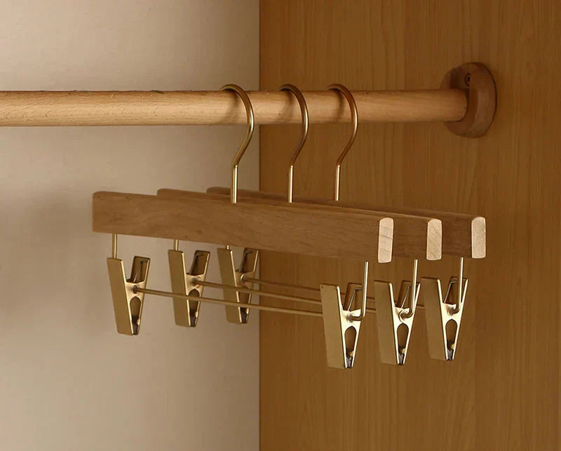Overhemdhangers Hout Set van 2 Antislip Brede Schouder