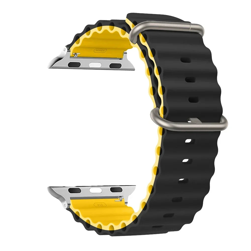 Siliconen Smartwatch Bandje Waterbestendig Ademend Unisex Horlogeband Sportarmband Vervangingsband Polsband