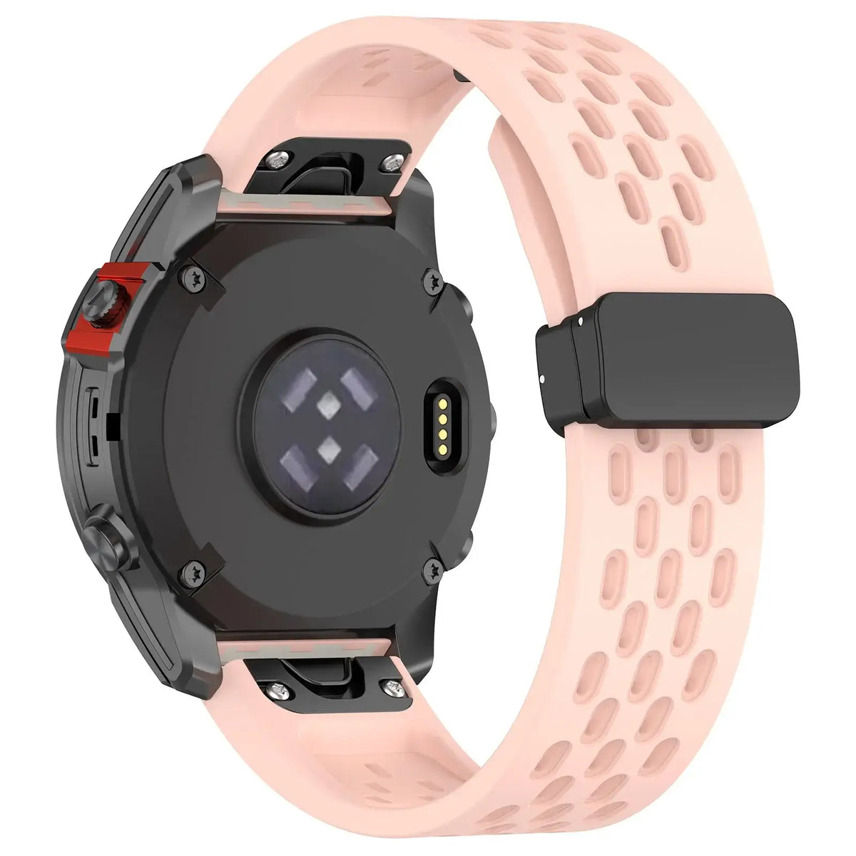 Siliconen Smartwatchband Ademend QuickFit Sport Polsband Vervanging 20mm 22mm 26mm Horloge Accessoire