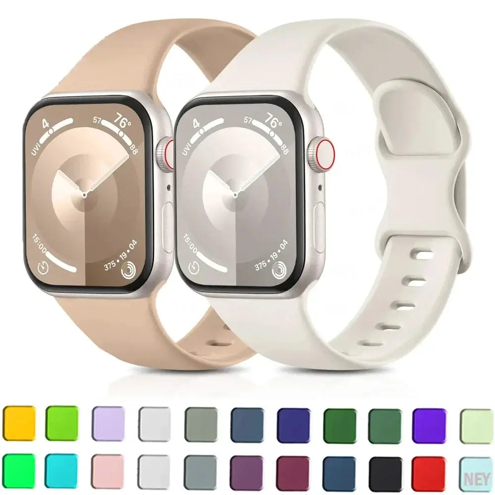 Siliconen Smartwatchband Waterbestendig Flexibel Sportbandje Zachte Horlogeband voor Actief Dagelijks Gebruik