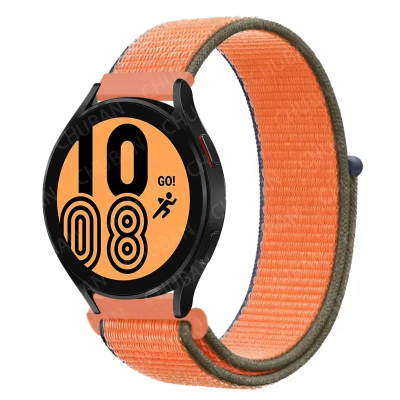 Nylon Sportband Smartwatch 20mm 22mm Ademend Lichtgewicht Loop Polsband Verstelbaar Training Fitness
