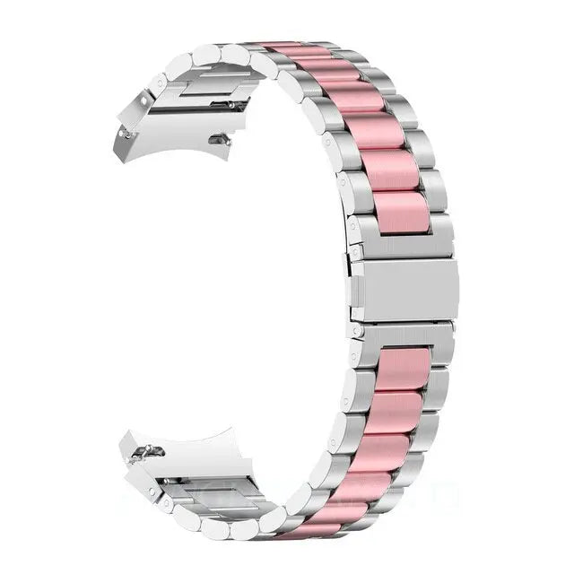 Metalen Smartwatch Bandje 40mm 44mm 42mm 46mm 45mm Verstelbaar RVS Universeel Horloge Band Stijlvol Comfort