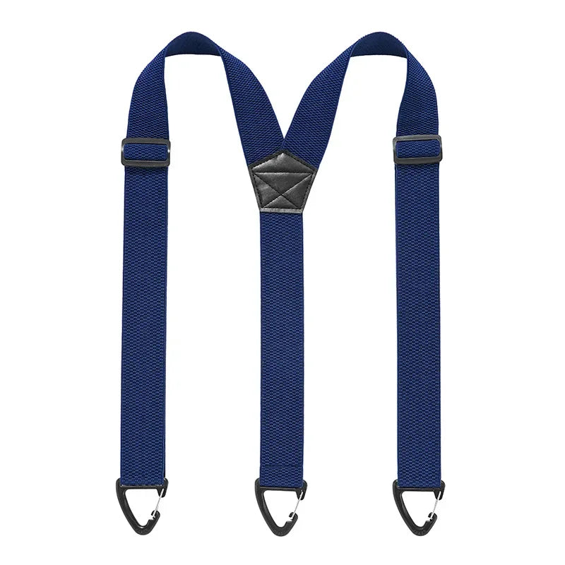 Verstelbare Bretels Heren X-Rug Y-Vorm Elastisch 3,5cm Breed Metalen Clips Werkkleding Casual Formeel