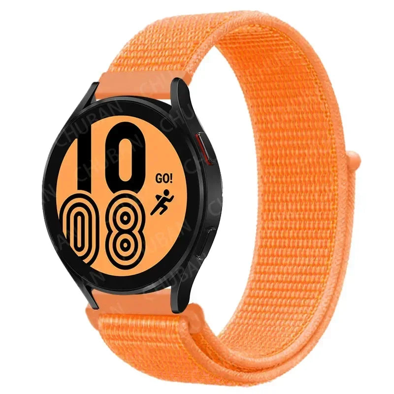 Nylon Sportband Smartwatch 20mm 22mm Ademend Lichtgewicht Loop Polsband Verstelbaar Training Fitness