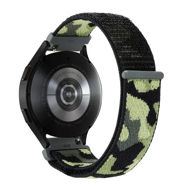 Verstelbare Nylon Sportband voor Smartwatch 20mm 22mm Ademend Polsband Sporthorloge Lichtgewicht Fitness
