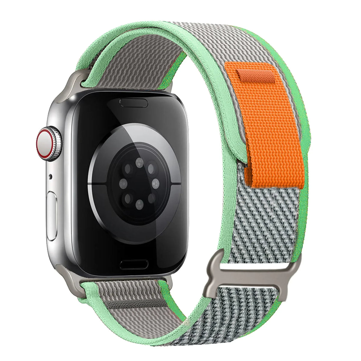 Nylon Smartwatchband Trail Loop - Verstelbaar Sportbandje met Duurzame Gesp - Veelkleurig Polsband Actief