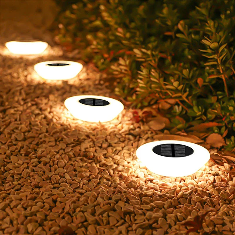 Zonne-energie Tuinverlichting Set van 4 Stuks met Schemersensor Weerbestendig IP65 voor Paden en Opritten