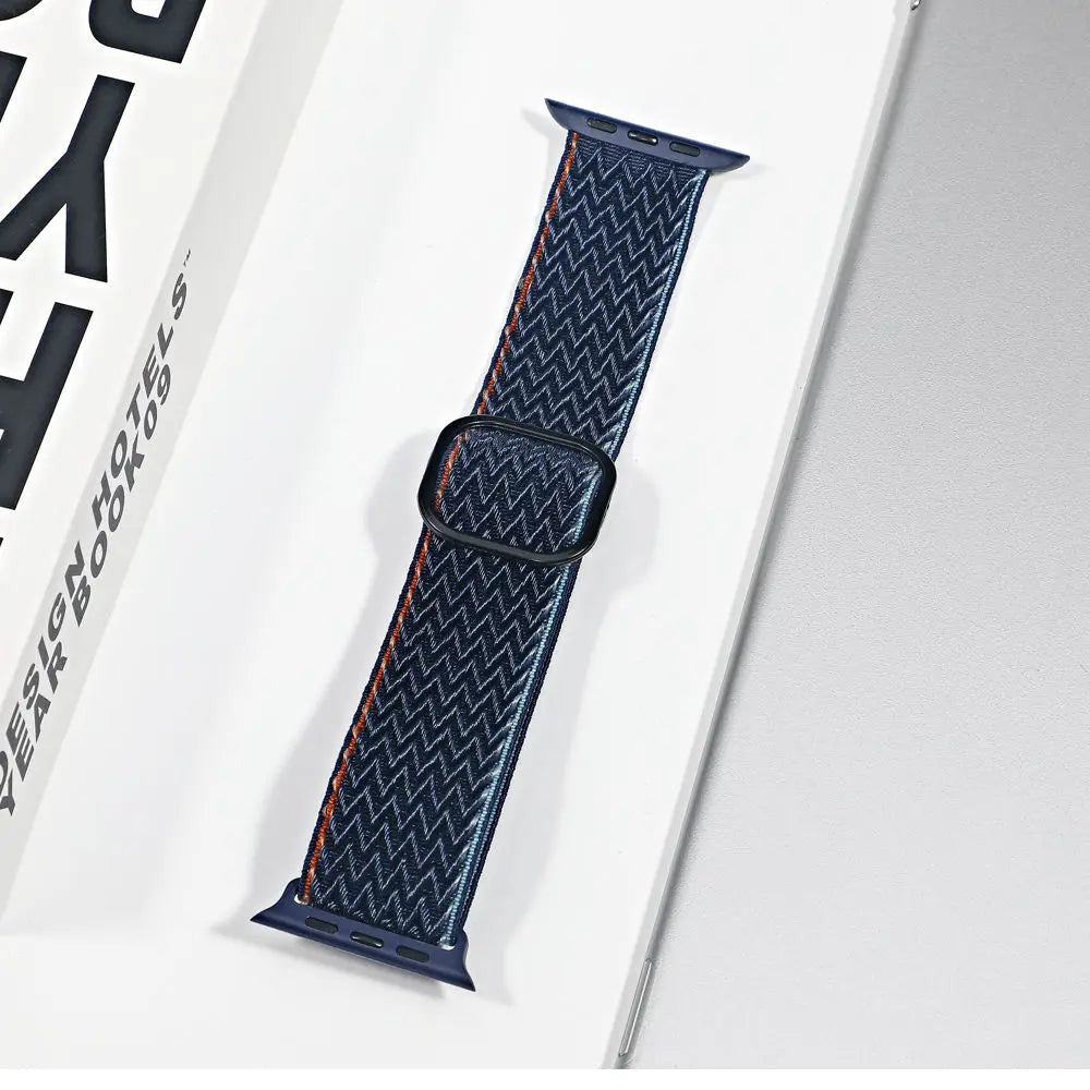 Nylon Sportband voor Smartwatch Ademend Verstelbaar Stijlvol Comfortabel Horloge Bandje voor Dagelijks Gebruik