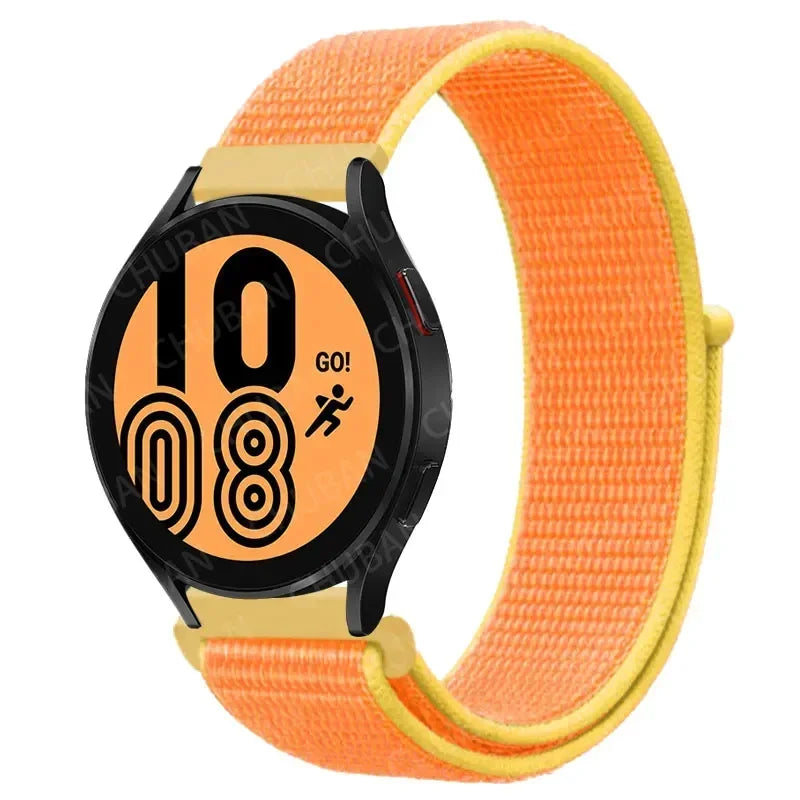 Nylon Sportband Smartwatch 20mm 22mm Ademend Lichtgewicht Loop Polsband Verstelbaar Training Fitness