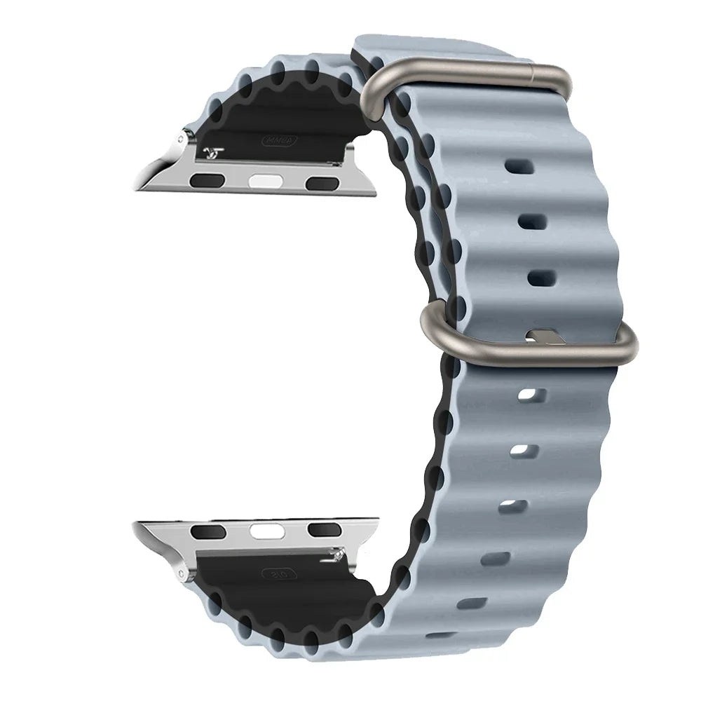 Siliconen Smartwatch Bandje Waterbestendig Ademend Unisex Horlogeband Sportarmband Vervangingsband Polsband