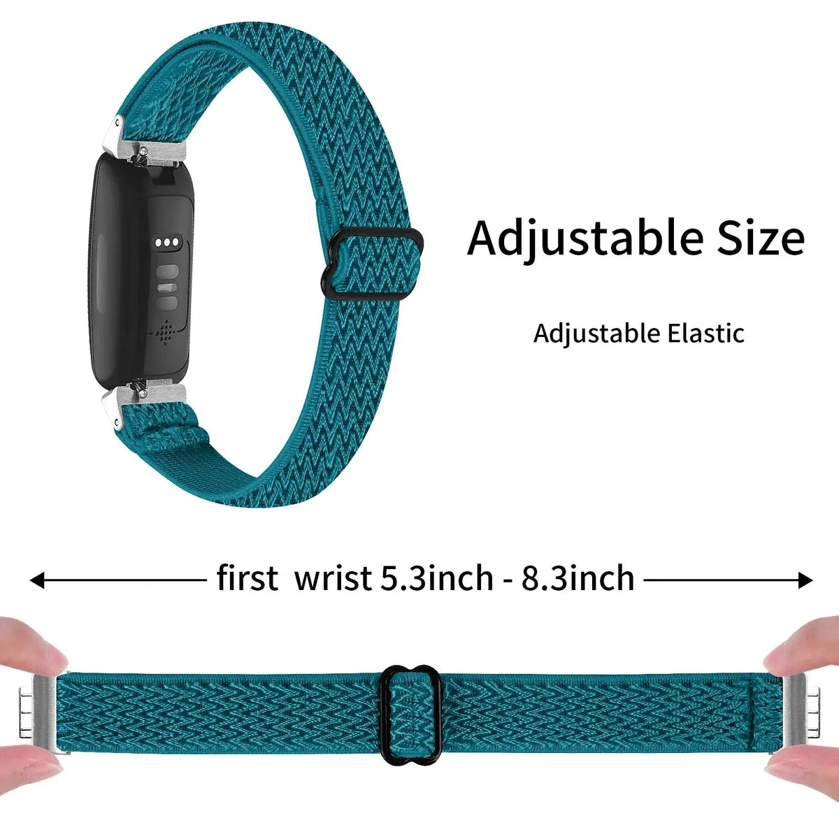 Elastische Nylon Smartwatch Bandje Verstelbaar Sportief Ademend Comfortabel Fitnesstracker Accessoire