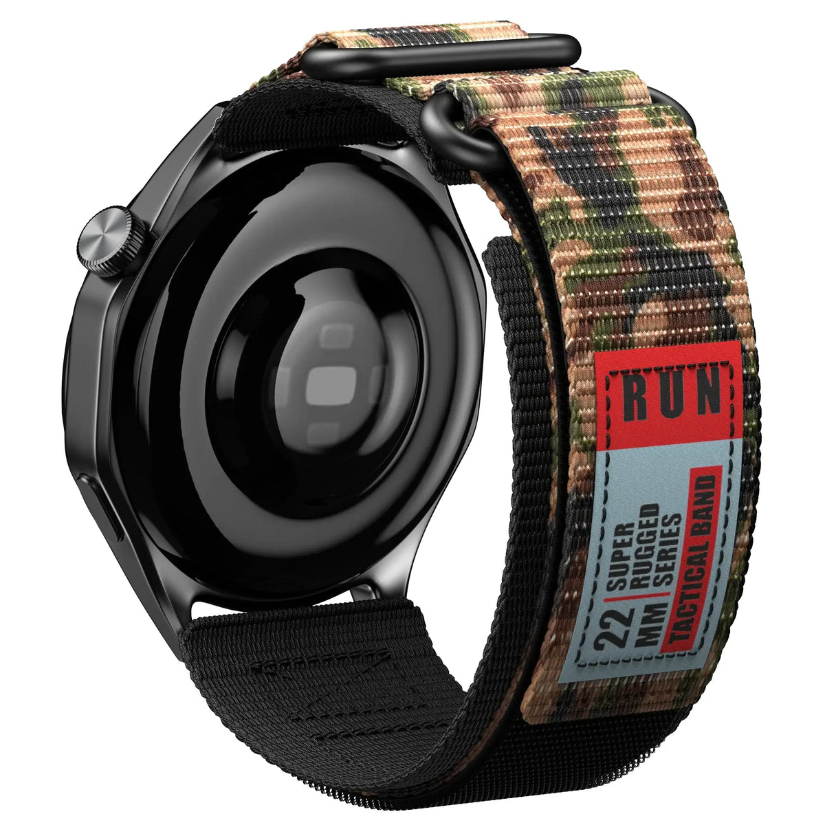 Smartwatch Bandje Nylon met Klittenband Verstelbaar 20mm 22mm Sportief Ademend Polsband voor Hardlopen Fitness
