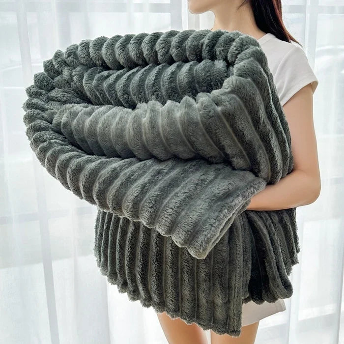 Flanellen Dekbedovertrek 240x220 cm | Zacht Fleece & Dubbelzijdig | Luxe Hotelcomfort