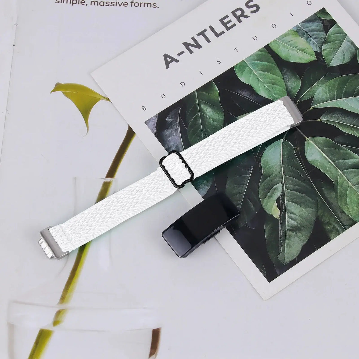 Elastische Nylon Smartwatch Bandje Verstelbaar Sportief Ademend Comfortabel Fitnesstracker Accessoire