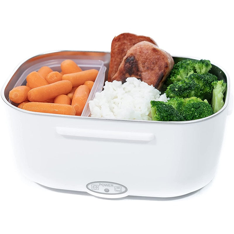 Elektrische Lunchbox met Verwarming 1.5L - Warm Eten Onderweg Auto & Thuis