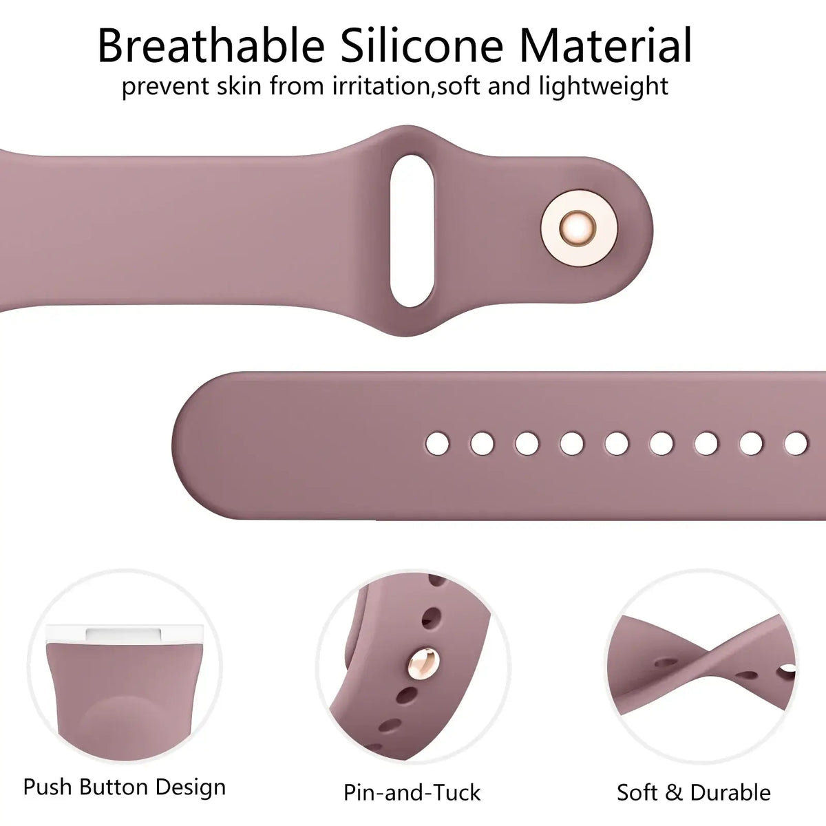 Siliconen Smartwatch Band Waterbestendig Verstelbaar Sporthorloge Polsbandje Fitbit Compatibel Actief