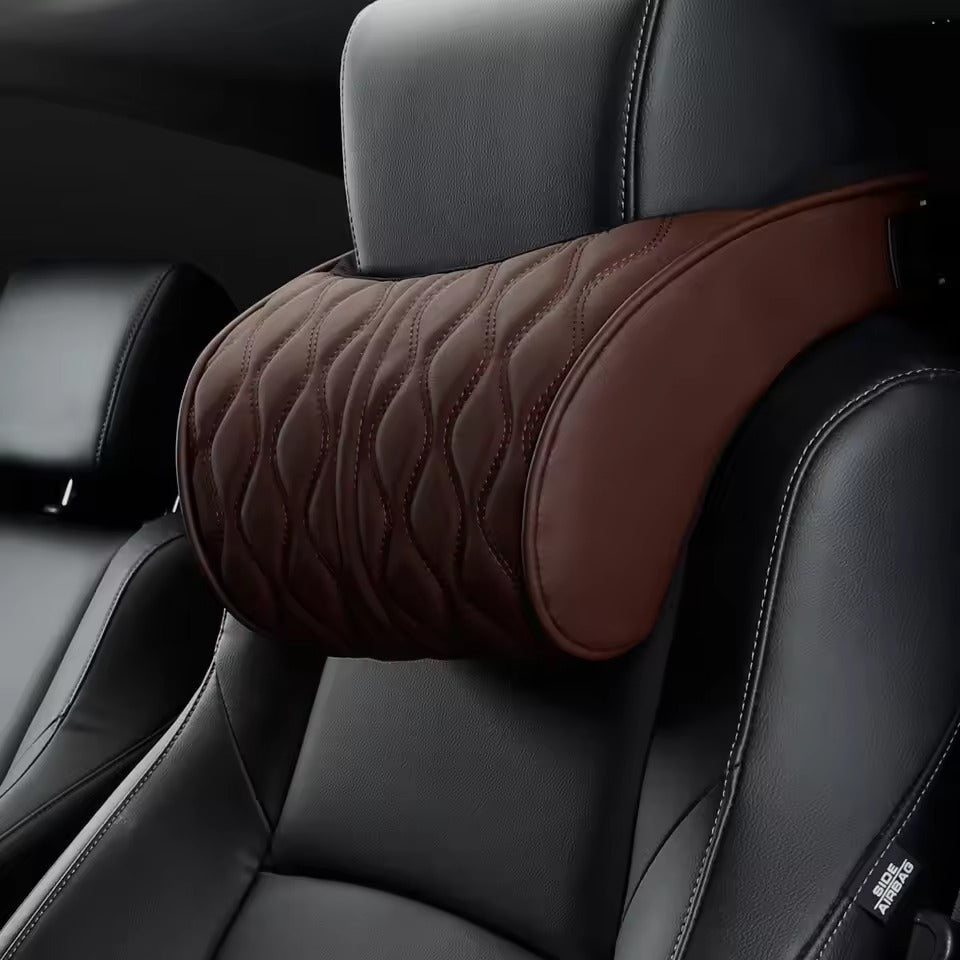 Ergonomische Autokussen Set voor Nek en Rug - Memory Foam Ondersteuning voor Lange Ritten en Dagelijks Gebruik
